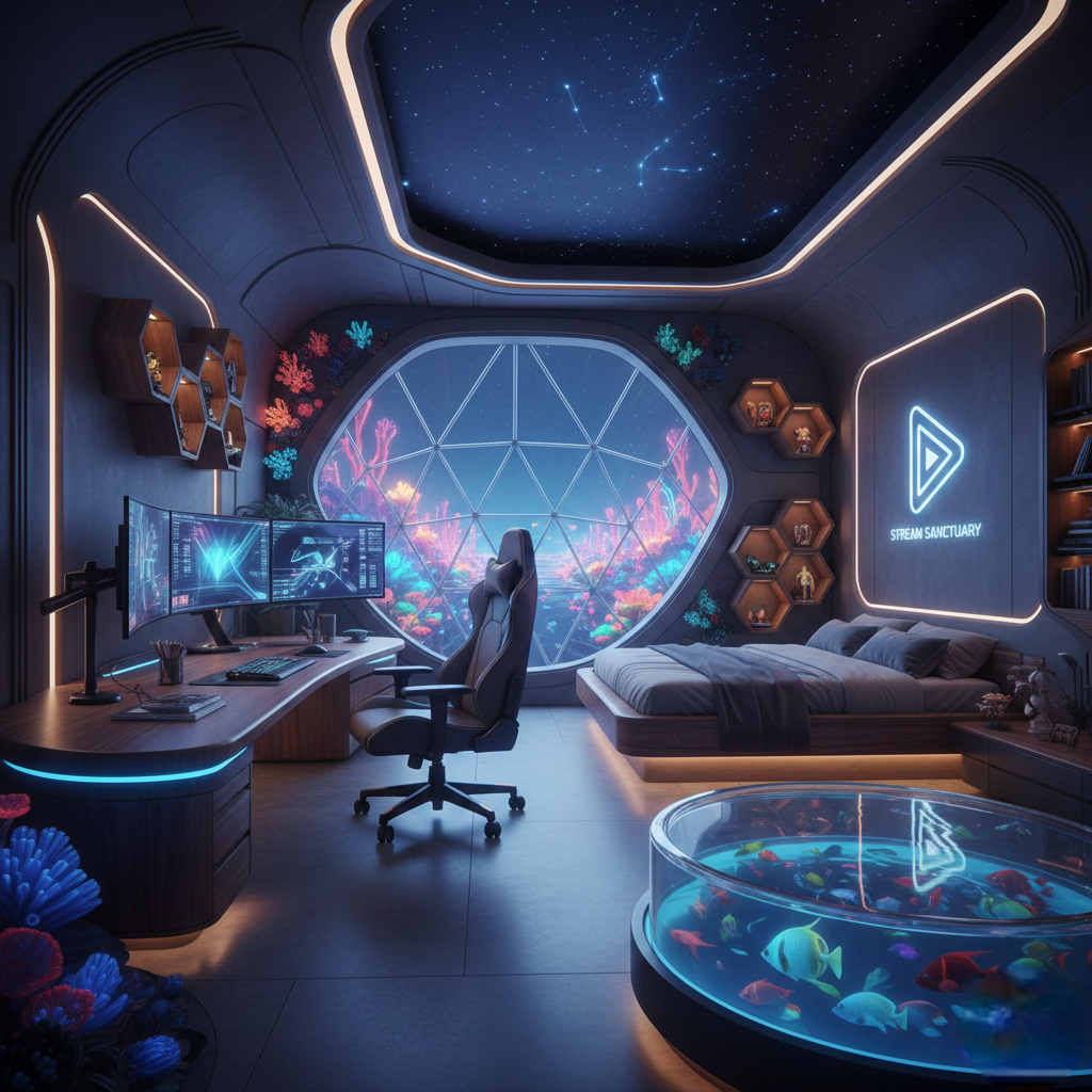 Architectural Design for Streaming Rooms: Creating Professional Content Creation Spaces